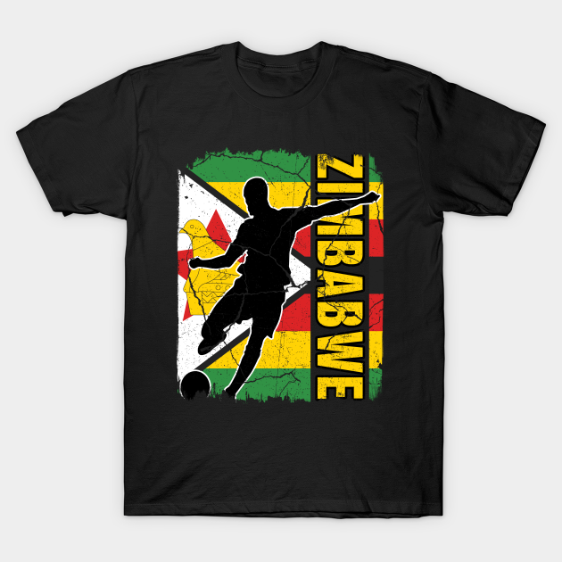 Zimbabwean Soccer Team Zimbabwe Flag Jersey Football Fans Zimbabwe